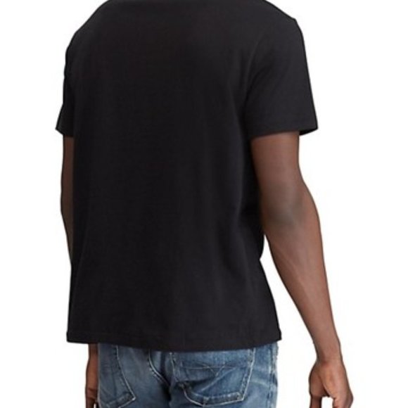 Polo Ralph Lauren Men's V-neck T-shirt Black Size XL - Picture 2 of 6